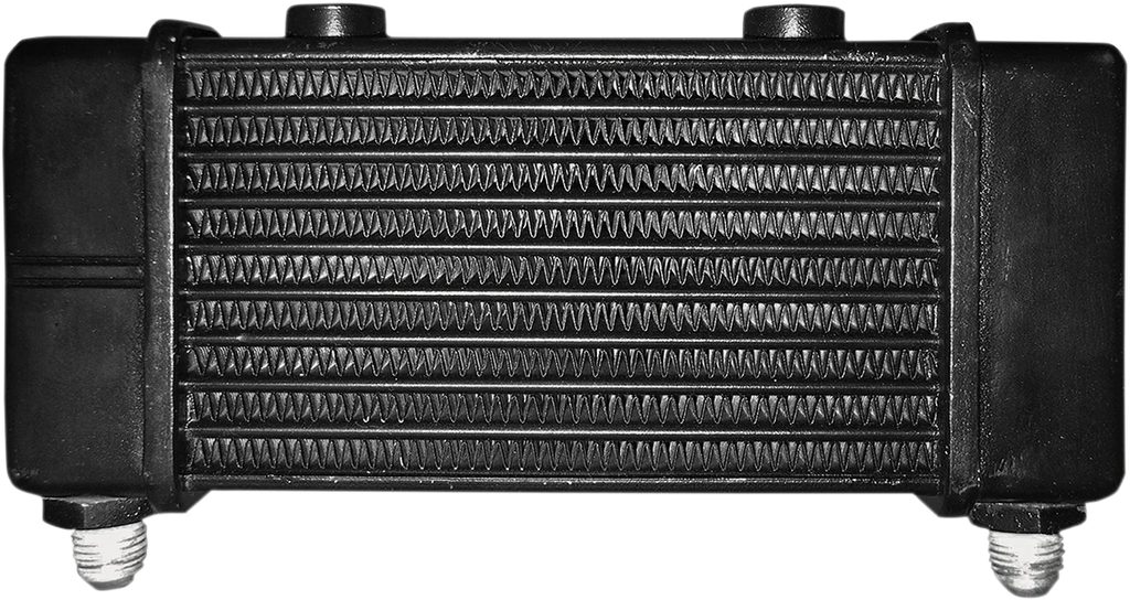 Jagg Oil Coolers Universal Oil Cooler - 10-Row - Gloss Black 3140 - Main Product View