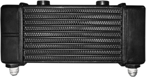 Jagg Oil Coolers Universal Oil Cooler - 10-Row - Gloss Black 3140 - Main Product View