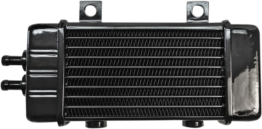 Jagg Oil Coolers Universal Oil Cooler - 10-Row - Gloss Black 3160 - Main Product View