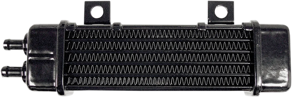Jagg Oil Coolers Universal Oil Cooler - 6-Row - Gloss Black 3050 - Main Product View