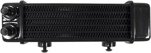 Jagg Oil Coolers Universal Oil Cooler - 6-Row - Gloss Black 3090 - Main Product View
