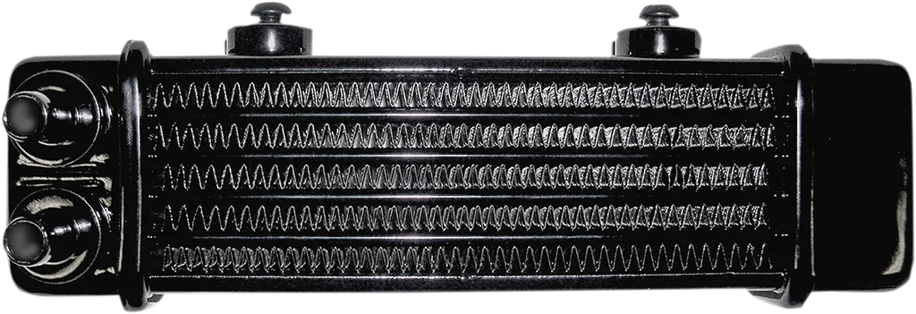 Jagg Oil Coolers Universal Oil Cooler - 6-Row - Gloss Black 3100 - Main Product View