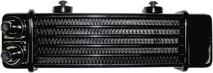 Jagg Oil Coolers Universal Oil Cooler - 6-Row - Gloss Black 3100 - Main Product View