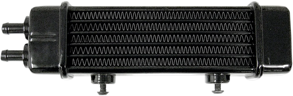 Jagg Oil Coolers Universal Oil Cooler - 6-Row - Gloss Black 3110 - Main Product View