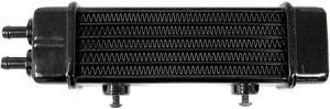 Jagg Oil Coolers Universal Oil Cooler - 6-Row - Gloss Black 3110 - Main Product View