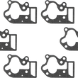 Load image into Gallery viewer, James Gasket Oil Pump Body to Motor Gasket - 80" JGI-26276-92 - Side View