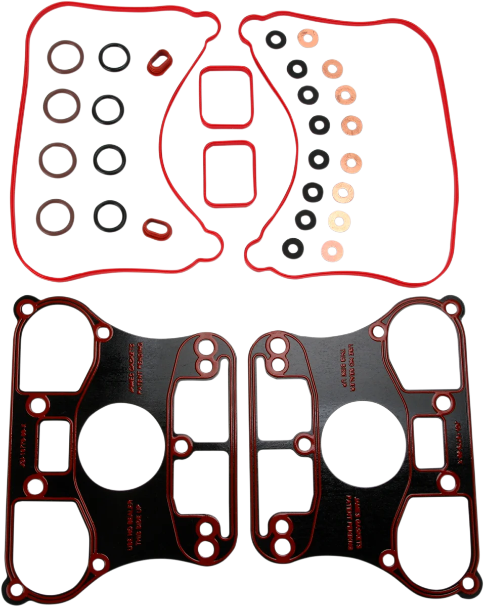James Gasket Rocker Box Rubber Gasket - Big Twin JGI-17033-83-R - Side View