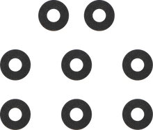 Load image into Gallery viewer, James Gasket Rocker Cover Fiber Washer Set JGI-6114-F - Side View