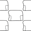 Load image into Gallery viewer, James Gasket Rubber Upper Rocker Cover Gasket - Big Twin JGI-17356-92 - Side View