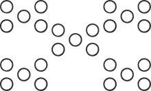 Load image into Gallery viewer, James Gasket Upper Pushrod Quad Seal JGI-11118 - Main Product View