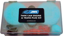 Load image into Gallery viewer, Jims USA Plug Kit - Engine/Transmission - Twin Cam 764 - Side View