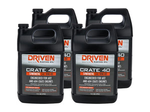 Joe Gibbs Lubricants Crate 40 10w40 Synthetic Oil Case 4 x 1 Gallon 22408-4
