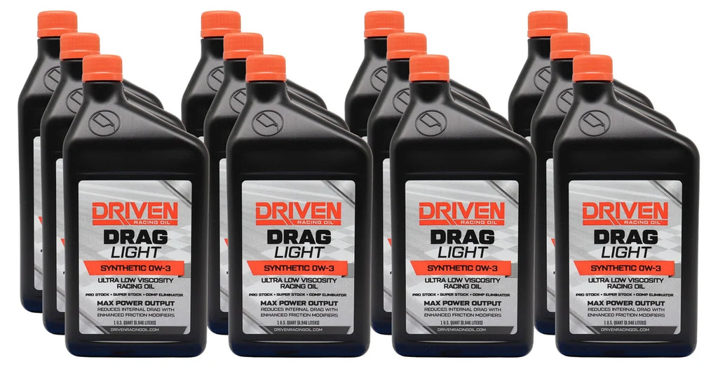 Joe Gibbs Lubricants Drag Light 0W3 Motor Oil Case 12/Qt 03036-12