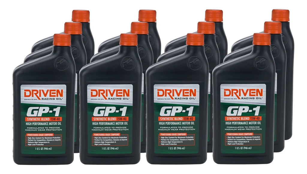 Joe Gibbs Lubricants GP-1 15w40 SemiSynthetic Case 12 x 1 Quart 19406-12