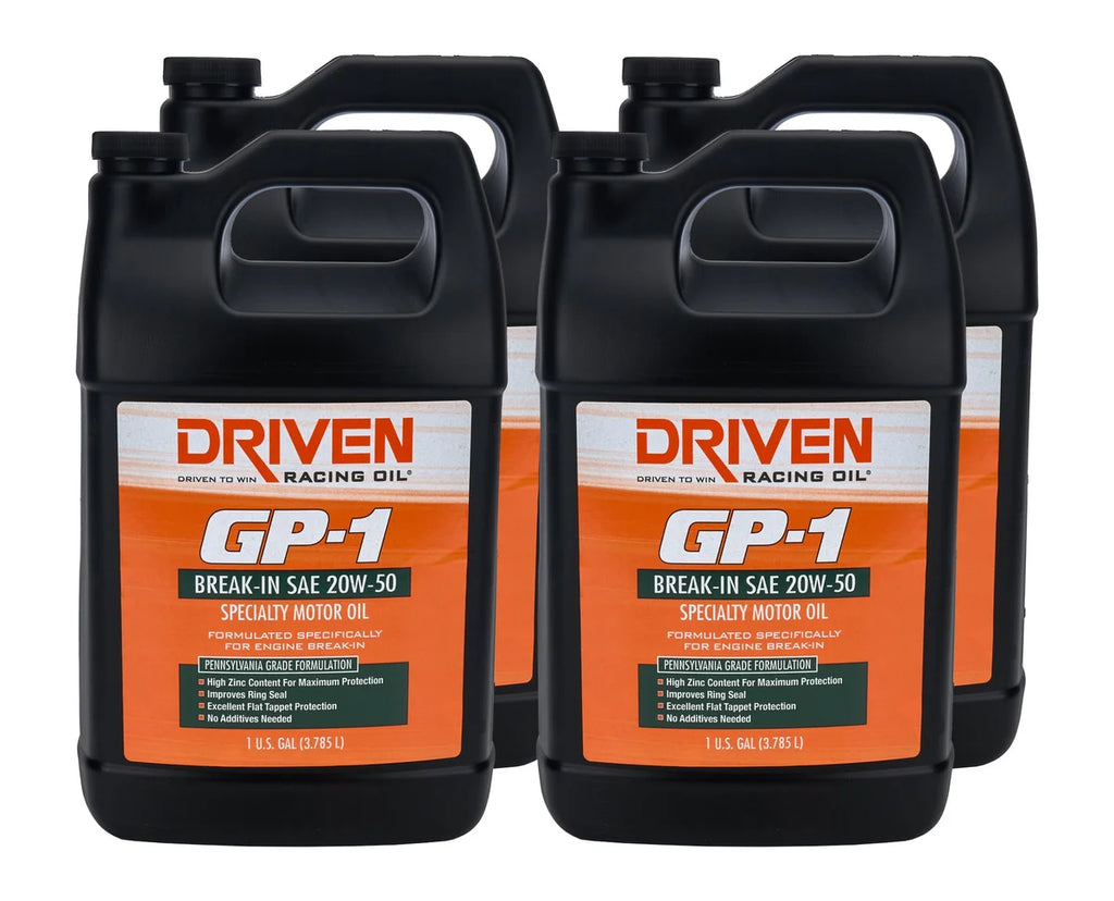 Joe Gibbs Lubricants GP-1 20w50 Conventional Oil Case 4 x 1 Gallon 19556-4