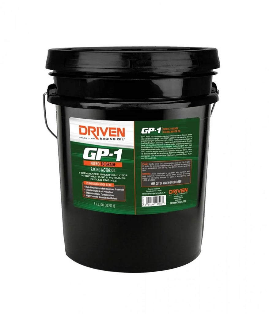 Joe Gibbs Lubricants GP-1 Nitro 70 Synthetic Blend 5 Gallon Pail