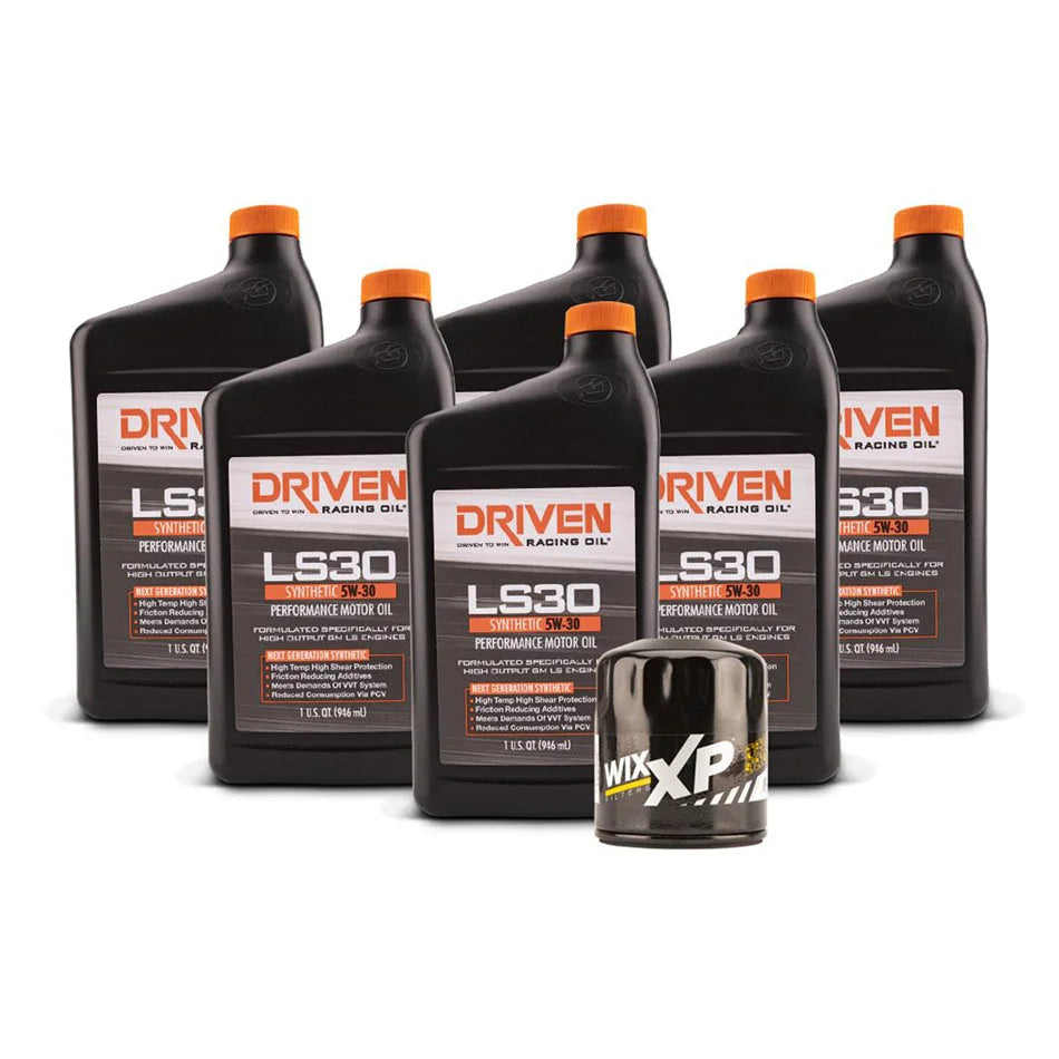 Joe Gibbs Lubricants LS30 Oil Change Kit 07- LS Engines 6 Qt 20634K