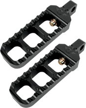 Load image into Gallery viewer, Joker Machine Adjustable Serrated Footpegs - Black 08-61-1B - Main Product View