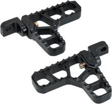 Load image into Gallery viewer, Joker Machine Adjustable Serrated Footpegs - Black - XL 08-62-3B - Main Product View