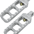 Load image into Gallery viewer, Joker Machine Adjustable Serrated Footpegs - Clear 08-61-1 - Main Product View