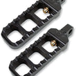 Load image into Gallery viewer, Joker Machine Adjustable Serrated Footpegs - Narrow - Black 08-61-5B - Main Product View