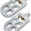 Load image into Gallery viewer, Joker Machine Adjustable Serrated Footpegs - Narrow - Black 08-61-5B - Side View