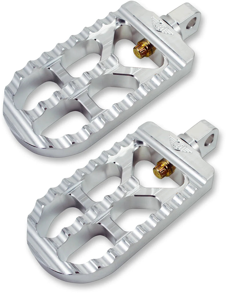 Joker Machine Adjustable Serrated Long Footpegs - Aluminum 08-56-2 - Main Product View