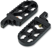 Load image into Gallery viewer, Joker Machine Adjustable Serrated Long Footpegs - Black - XL 08-56-3B - Main Product View