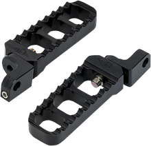 Load image into Gallery viewer, Joker Machine Adjustable Serrated Long Footpegs - Black - XL 08-61-3B - Main Product View