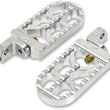 Load image into Gallery viewer, Joker Machine Adjustable Serrated Long Footpegs - Raw - XL 08-56-3 - Main Product View