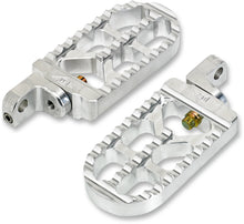 Load image into Gallery viewer, Joker Machine Adjustable Serrated Long Footpegs - Raw - XL 08-56-3 - Main Product View