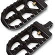 Load image into Gallery viewer, Joker Machine Adjustable Serrated Short Footpegs - Black 08-57-1 - Side View