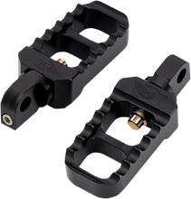 Load image into Gallery viewer, Joker Machine Adjustable Stubby Footpegs - Black 08-642-1B - Main Product View