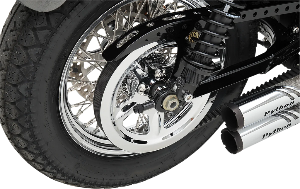 Joker Machine Axle Adjuster - Black - '05+ XL 10-800B - Side View