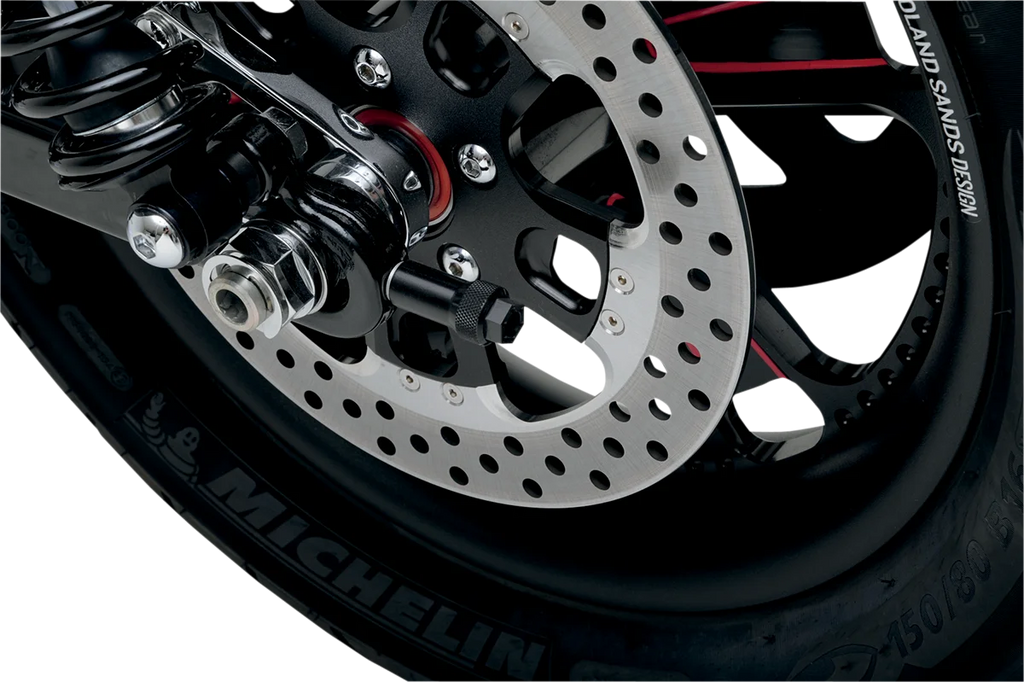 Joker Machine Axle Adjuster - Black - '05+ XL 10-800B - Back View