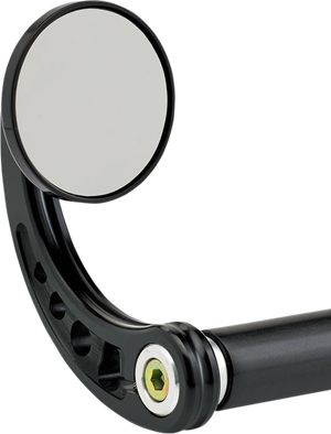 Joker Machine Bar-End Mirror - Black 09-312-CB - Main Product View