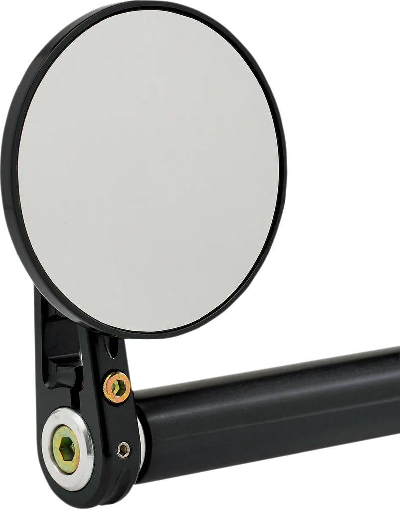 Joker Machine Bar-End Mirror - Black 09-313-DB - Main Product View