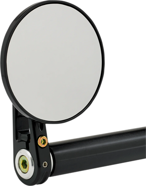 Joker Machine Bar-End Mirror - Black 09-313-DB - Main Product View