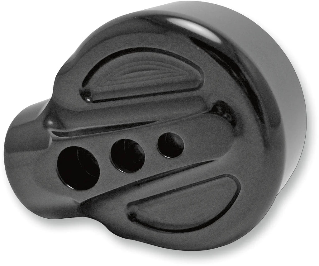 Joker Machine Bar-End Mirror - Black 09-326B - Side View