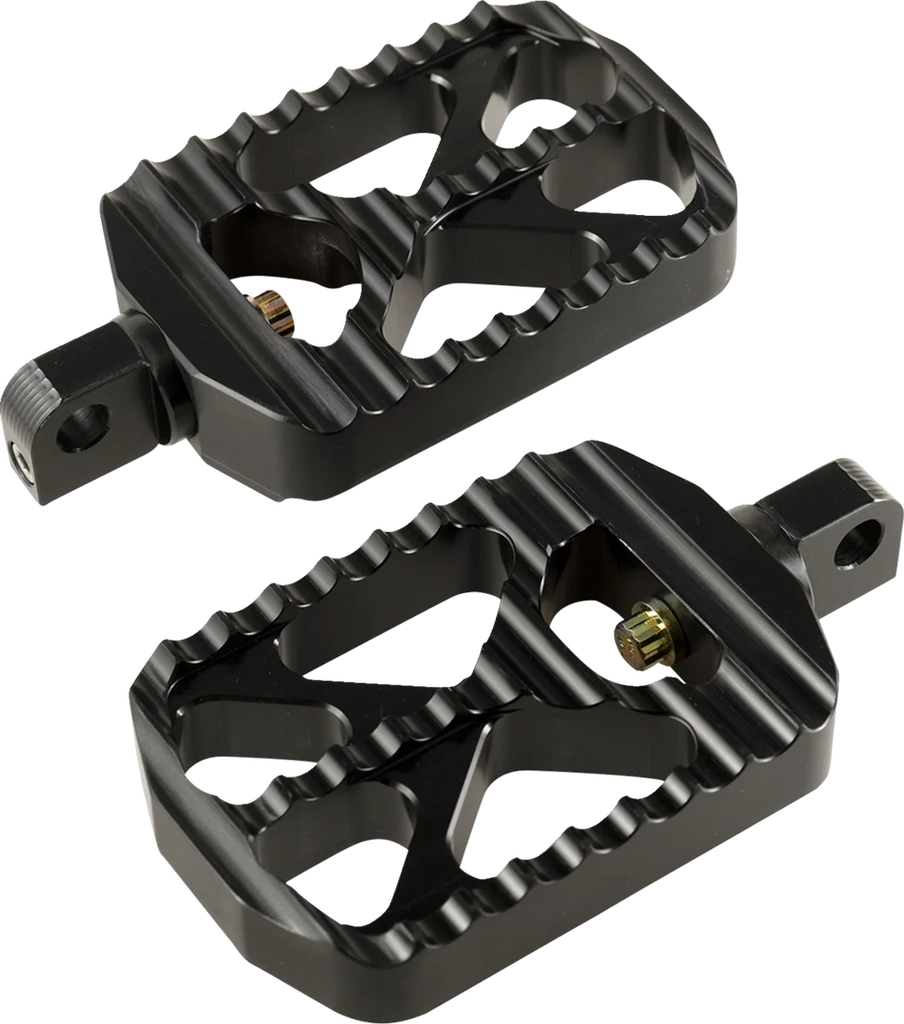 Joker Machine Bear Claw Footpegs - Black - Harley-Davidson 08-646-1B - Main Product View