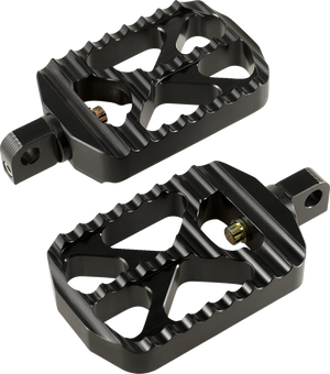 Joker Machine Bear Claw Footpegs - Black - Harley-Davidson 08-646-1B - Main Product View