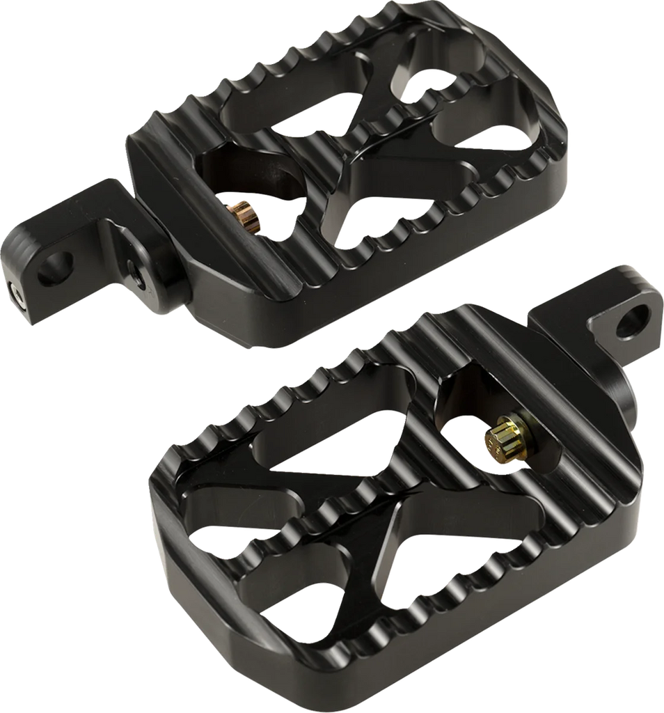 Joker Machine Bear Claw Footpegs - Black - Harley-Davidson 08-646-3B - Main Product View