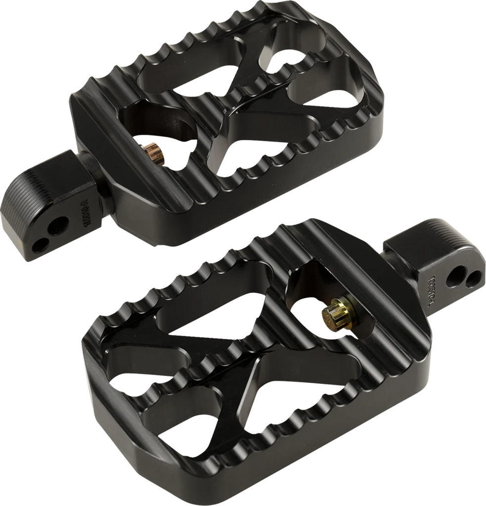 Joker Machine Bear Claw Footpegs - Black - Harley-Davidson 08-646-7B - Main Product View
