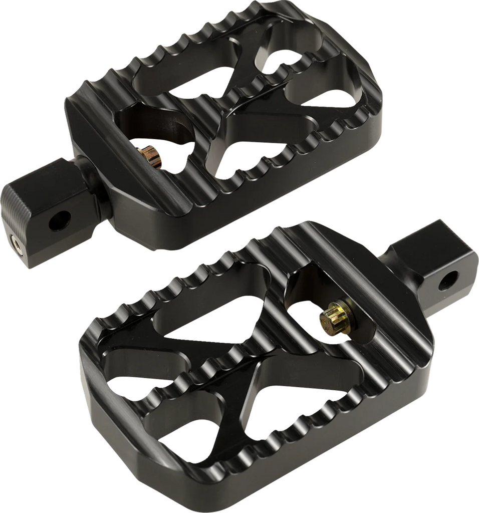 Joker Machine Bear Claw Footpegs - Black - Indian 08-646-5B - Main Product View