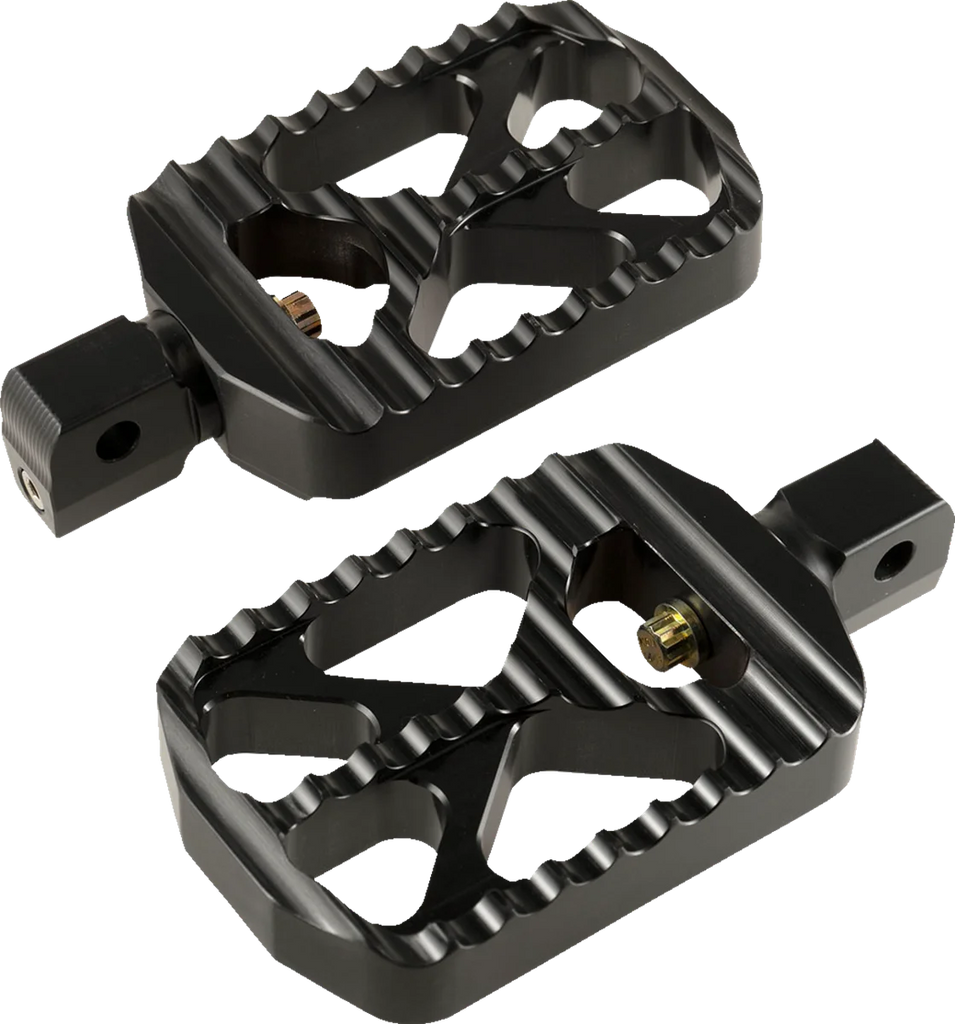 Joker Machine Bear Claw Footpegs - Black - Indian 08-646-8B - Main Product View
