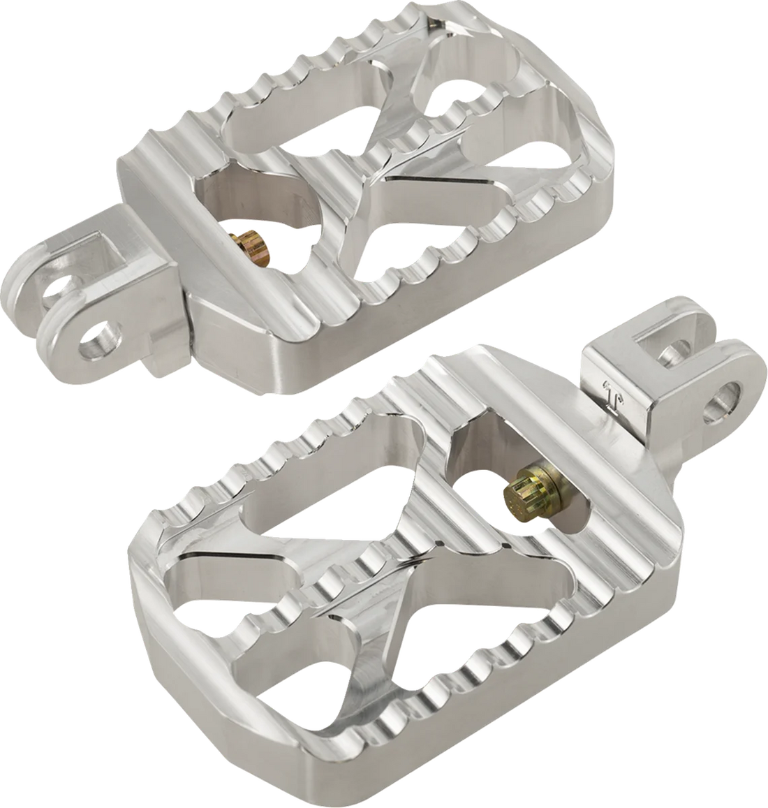 Joker Machine Bear Claw Footpegs - Black - Indian 08-646-8B - Side View