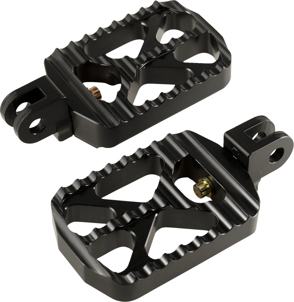 Joker Machine Bear Claw Footpegs - Black - Triumph 08-646-4B - Main Product View