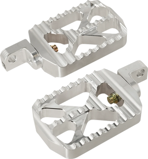 Joker Machine Bear Claw Footpegs - Silver - Harley-Davidson 08-646-3 - Main Product View