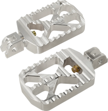 Load image into Gallery viewer, Joker Machine Bear Claw Footpegs - Silver - Harley-Davidson 08-646-6 - Main Product View