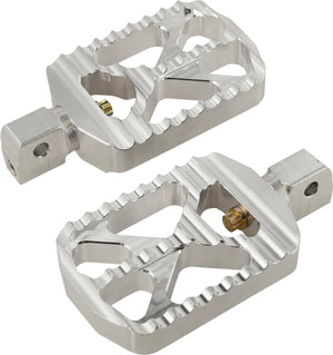 Joker Machine Bear Claw Footpegs - Silver - Indian 08-646-5 - Main Product View